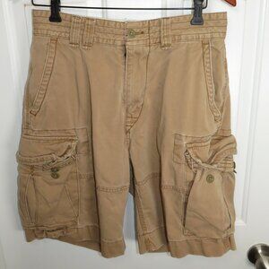 Vintage Polo Ralph Lauren Cargo Shorts Mens Size 30 Heavyweight Y2K 9"